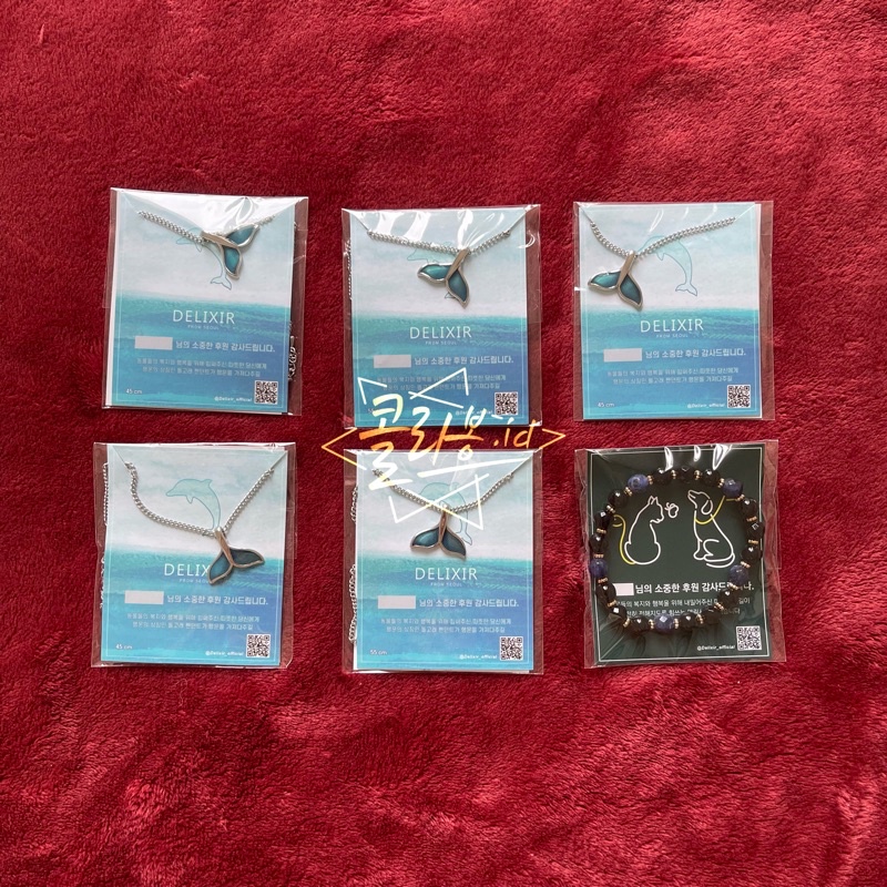 [READY] DELIXIR Whale Tail Necklace Bracelet JK