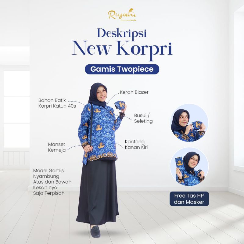 New Gamis Korpri Ori by Riyani Group