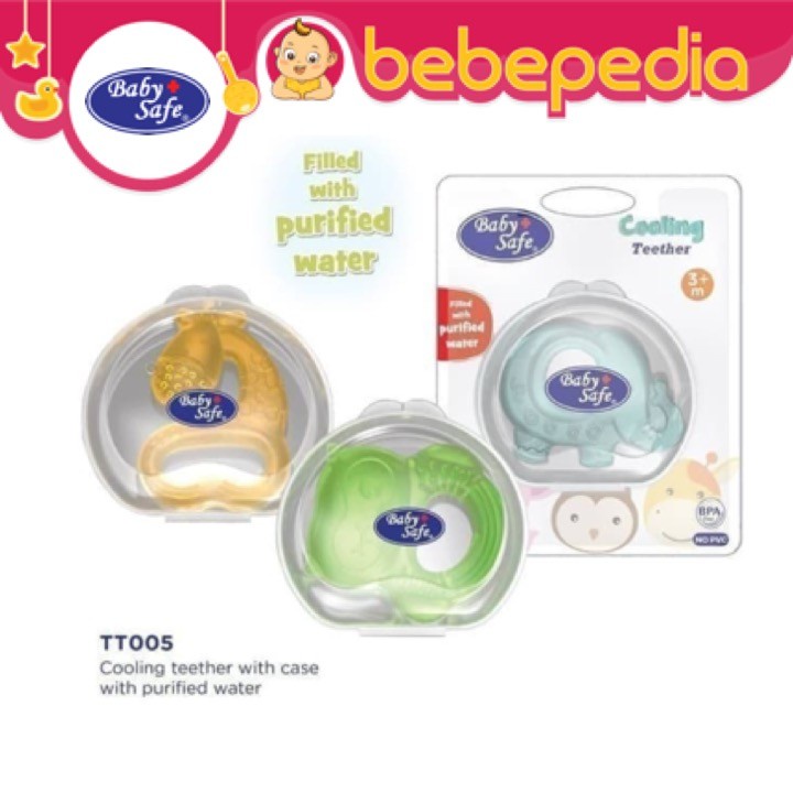 Baby Safe Cooling Teether With Case TT005 - Mainan Gigitan Gigi Bayi