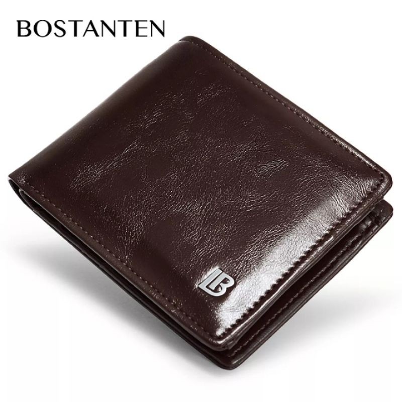 BOSTANTEN ORIGINAL Dompet Pria kulit Exlusive Premium Product-Drak Brown  & Box