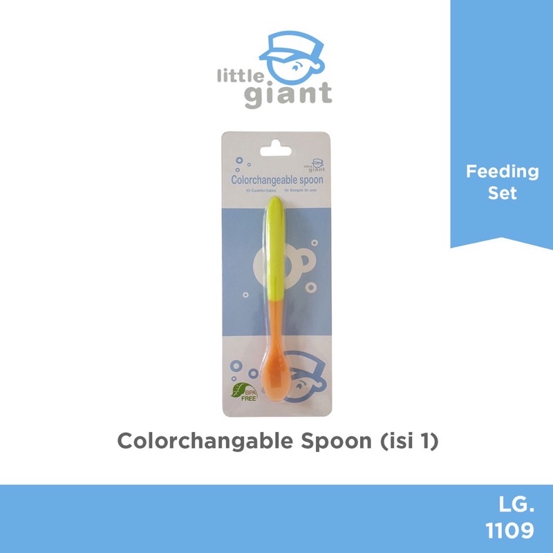 LITTLE GIANT LG.1109 Colorchangeable Spoon - Sendok bayi