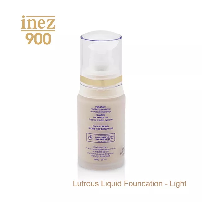 COD/BEAUTY MAXX/Inez 900 Premium Lustrous Liquid Foundation/Foundation  Inez Untuk Pengantin