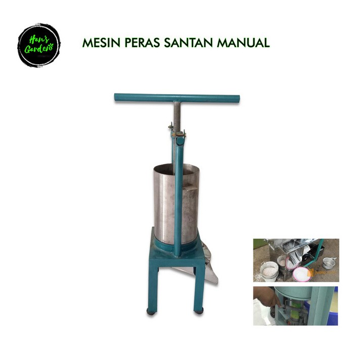 Alat pemeras santan jamu kunyit serbaguna bodi stainless