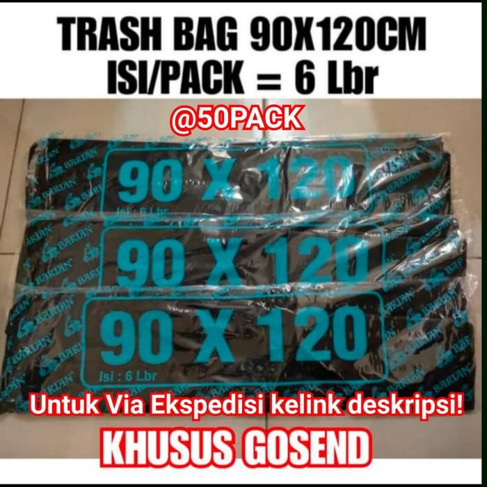 Trash Bag | @50Pack Hd Kantong Sampah Uk 90X120 / Trash Bag 90X120
