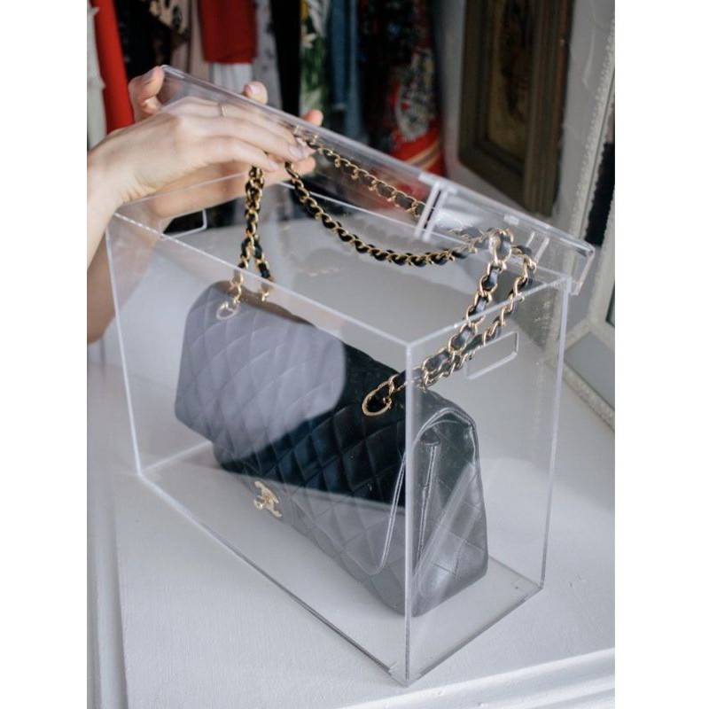 akrilik tempat tas/box tas akrilik