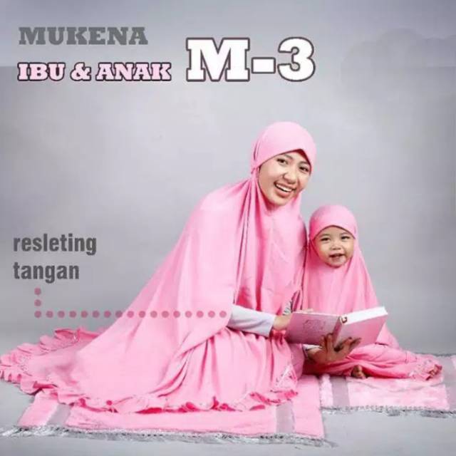 Hanaroo Mukena Warna Dewasa &amp; Balita (Mukena only)