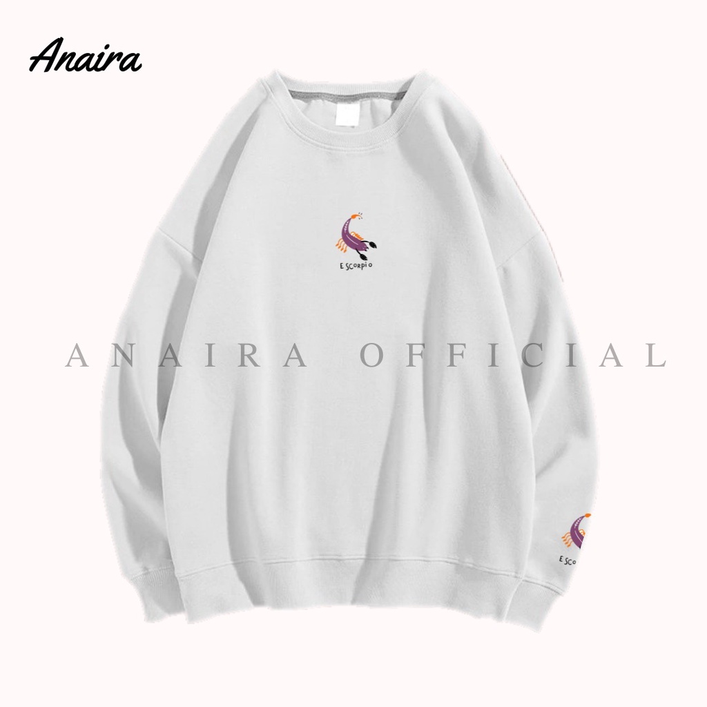 ESCORPIO SWEATER CREWNECK WANITA ANAIRAOFFICIAL