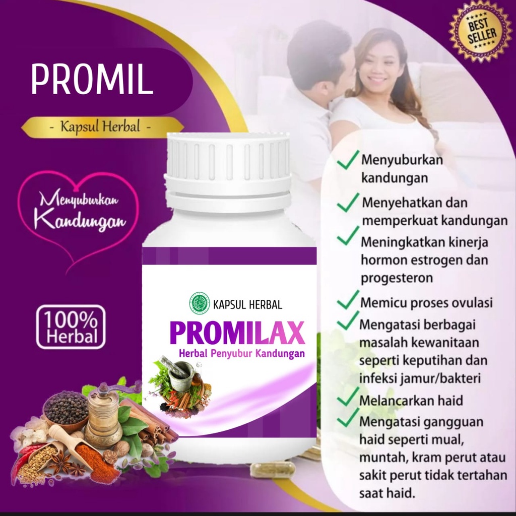 Promilax Penyubur Kandungan Ampuh Cepat Hamil Original Paket Original