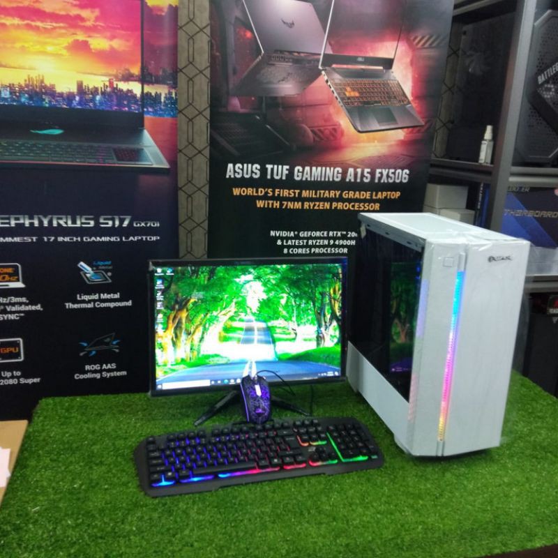 KOMPUTER GAMING I5 3470 RAM 16 SSD 120 VGA 4 GB SIAP PAKAI FULLSET