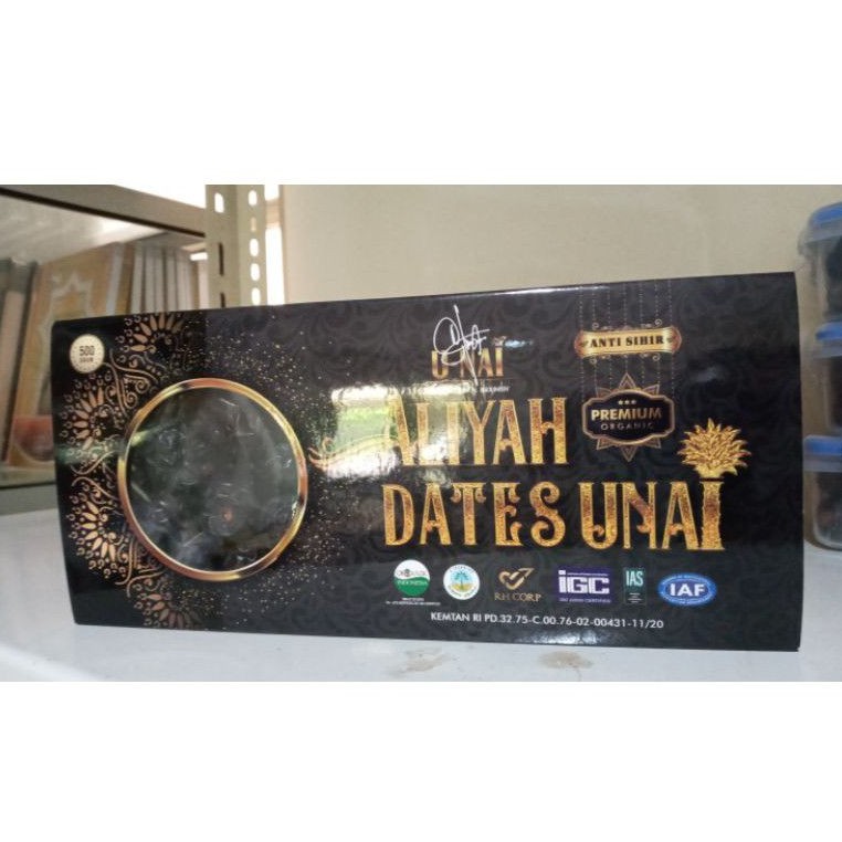 

Kurma Ajwa Aliyah Unai 500gr Grade Premium A++ Kualitas Terbaik