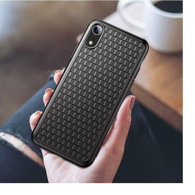 Soft Case Iphone XR Casing Cover HP Original Premium Woven Silicone