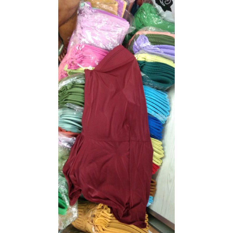 BERGO SNADA KCB / JILBAB SPORTY / HIJAB INSTANT PART 2-Maroon