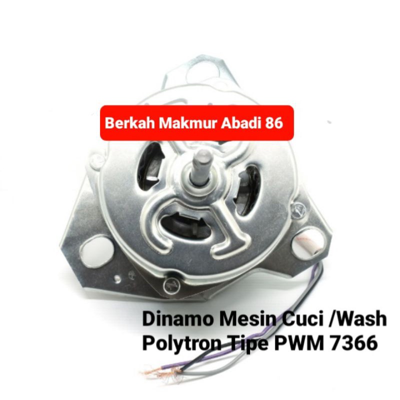Dinamo Pencuci Mesin Cuci POLYTRON PWM 7366 / PWM-7366 Motor Dinamo Wash Penggilas Politron Pwm 7366