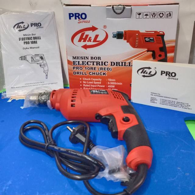 Mesin Alat Bor 10mm Electric Drill Murah Dan Bagus Shopee Indonesia