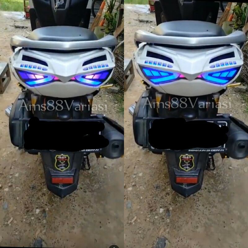 Lampu Stop Plus Sen Led Depan Yamaha Nmax New 2020 Running Paket Set Lampu Stop+ Sen Depan Nmax New