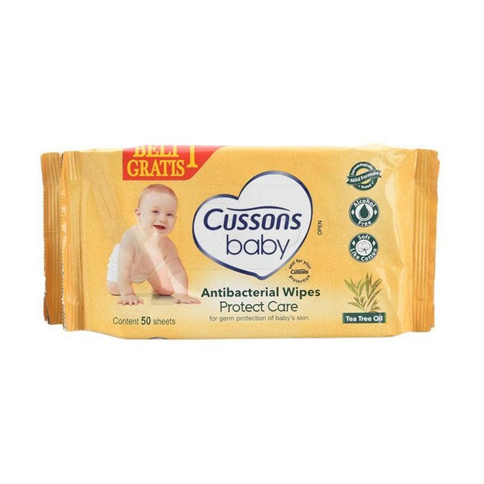 Tisu Basah Cussons / Carex Baby Wipes 50s