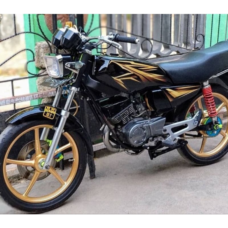 Striping lis stiker rx king 2005 gold stiker rx king striping rx king lis gold