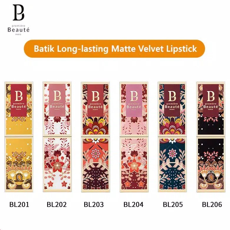 ✨ AKU MURAH ✨[BARANG SALE L.2] PREMIERE BEAUTE BATIK MATTE VELVET LIPSTICK