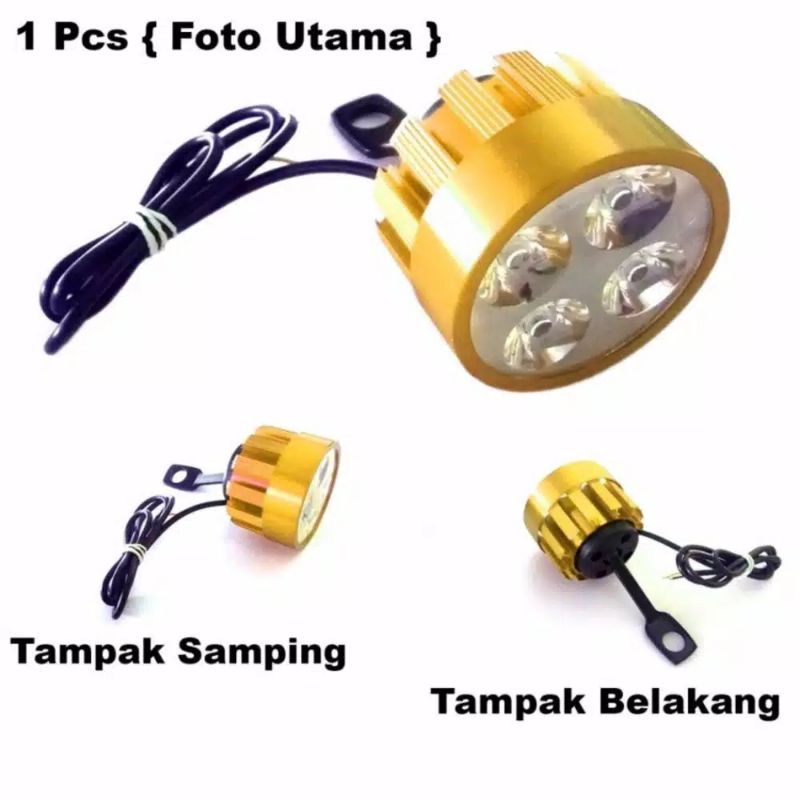 2 PCS lampu tembak spion 6le DOUBLE lebih murah