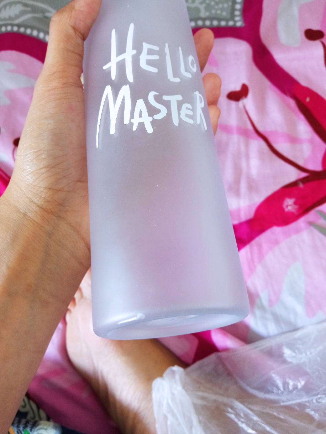 Botol Air Minum Hello Master Tumbler Untuk Anak Sepeda Kesehatan Unik Kekinian