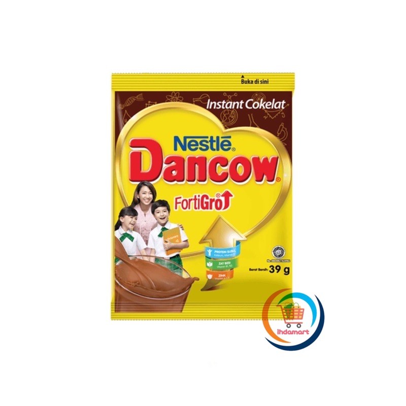 Dancow Susu Bubuk Sachet 27 gr 1 Renceng Isi 10 pcs