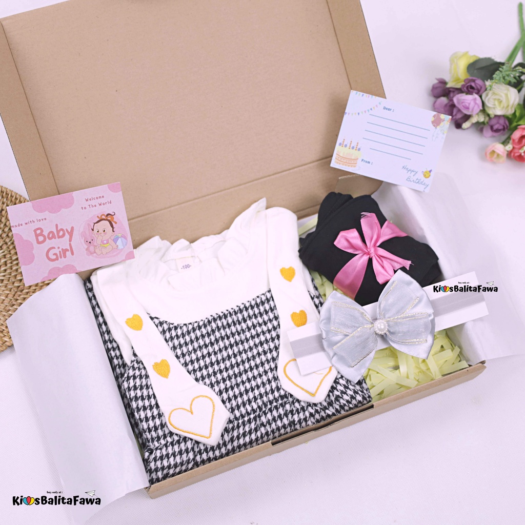 [POP] Hampers Premium uk Bayi - 2 Tahun / Hadiah Kado Lahiran Ulang Tahun Bayi Perempuan Bulan New Born Gift Dress Babycinnamon