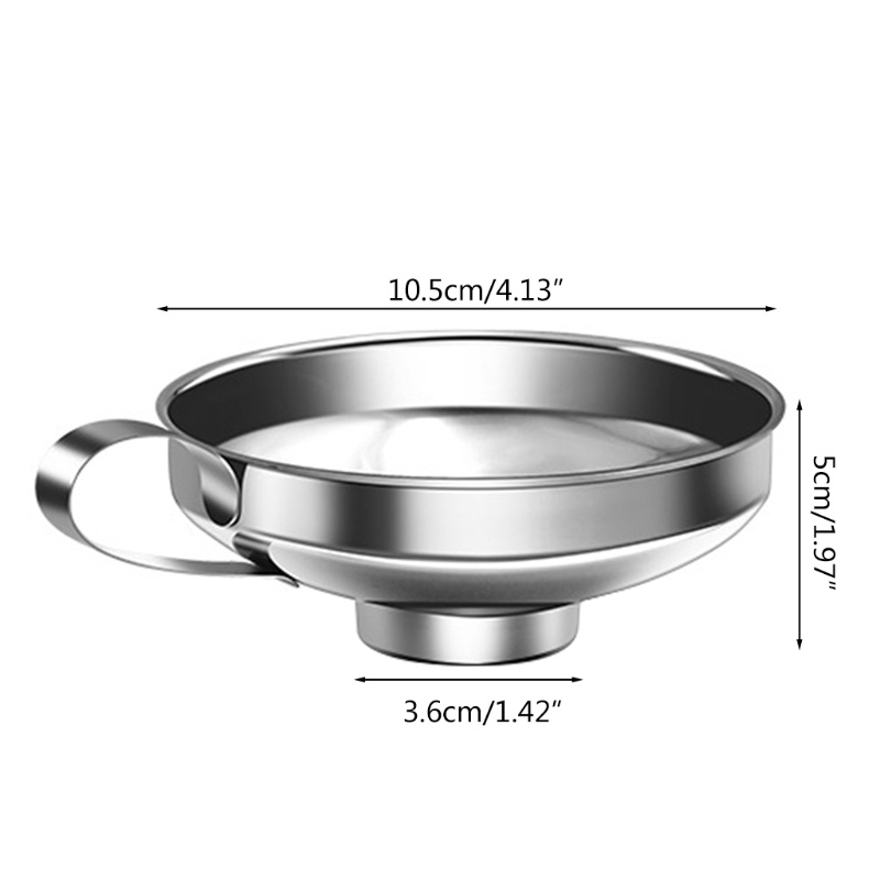 Btsg Corong Stainless Steel Diameter 3.6cm Untuk Toples Dapur