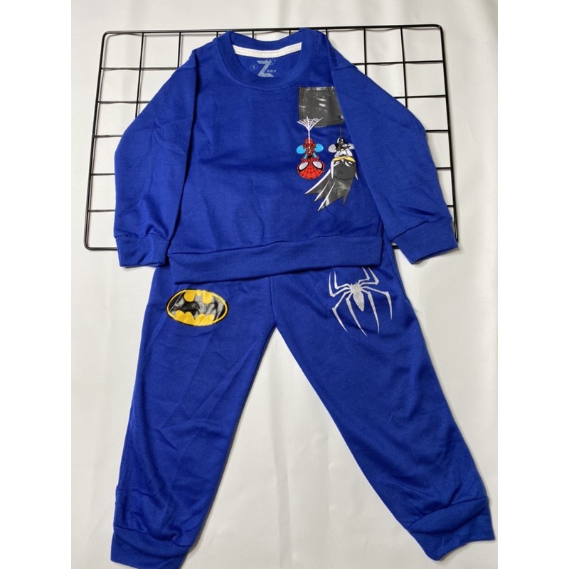 Sweater anak laki-laki (Spiderman vs Batman)1-9 tahun