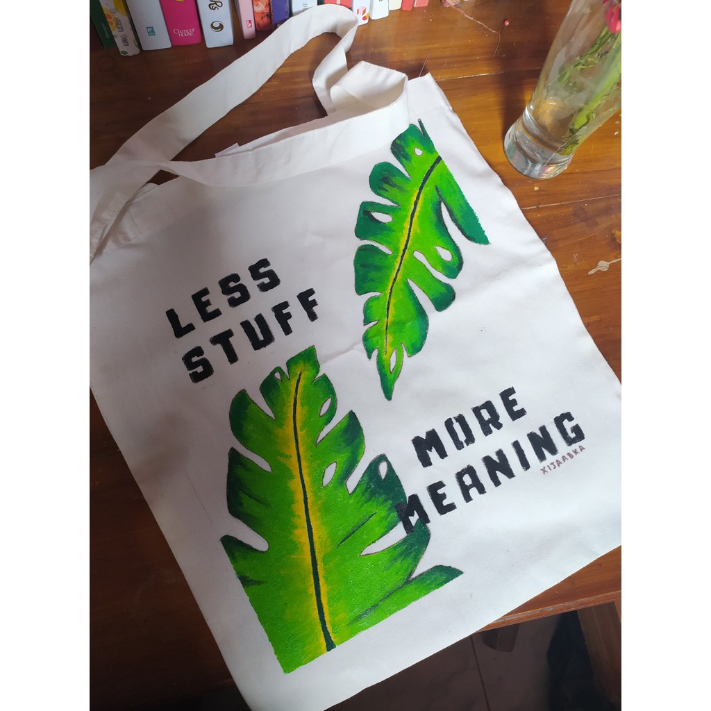 

Custom Totebag Canvas Art Painting