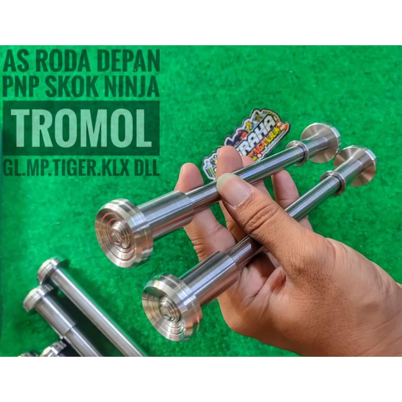 as roda depan ninja pnp ke tromol gl mp tiger klx dll