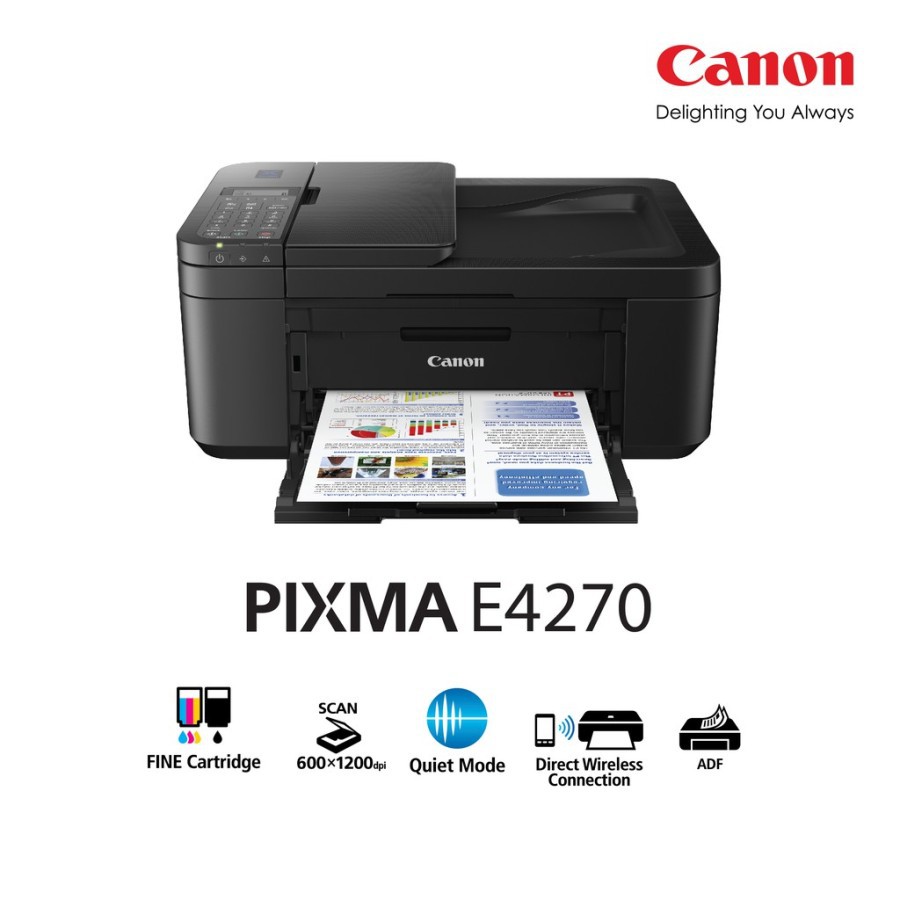 Printer Canon PIXMA Ink Efficient E4270 pengganti Printer Canon TR4570
