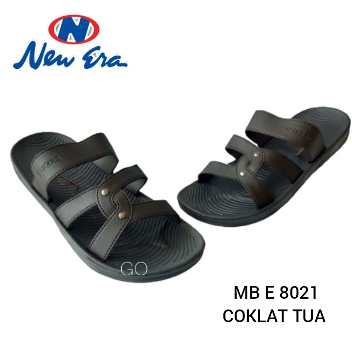 gof NEW ERA MB 8021 Sandal Slop Karet Sendal Karet Pria Terbaru Keran Size 39/43