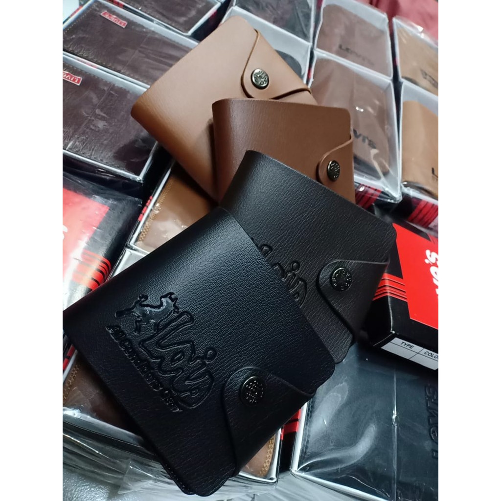 DOMPET PRIA MURAH MAHIKA SERIES ORI MY QEENA BY KIRANA STUFF TERLARIS BROWN