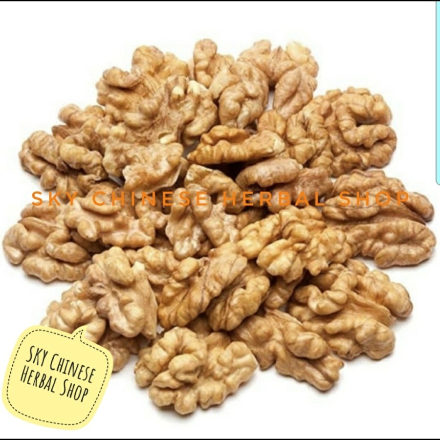 

(500 GRAM) He Tao Ren / Kacang Walnut Mentah Organik /Raw Natural Nuts