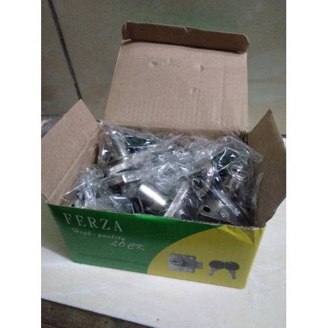 Kunci laci kunci lemari 101 16mm per lusin 12pcs