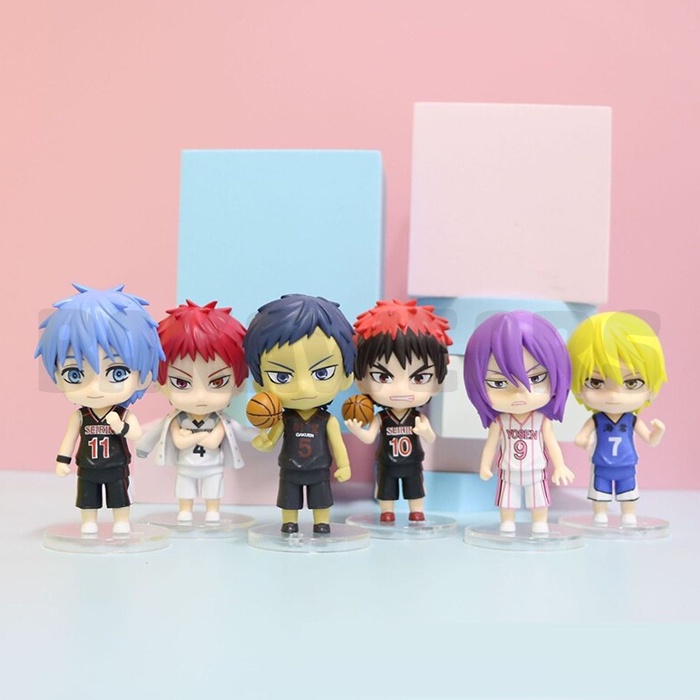 Action Figure Kuroko no Basket: Cute Kawaii Version - Kuroko, Kagami, Aomine, Kise, Murasaki, Akashi (Bakawears)