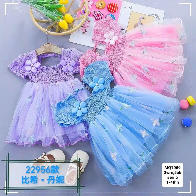 [0-5th] BEST SELLER !! DRESS TUTU ANAK IMPORT PREMIUM MEWAH 0-5 TAHUN BUNGA PEONY DAISY FLOWER / BROSS BONEKA / DRESS TUTU BUNGA MUTIARA GAUN PESTA ANAK IMPORT