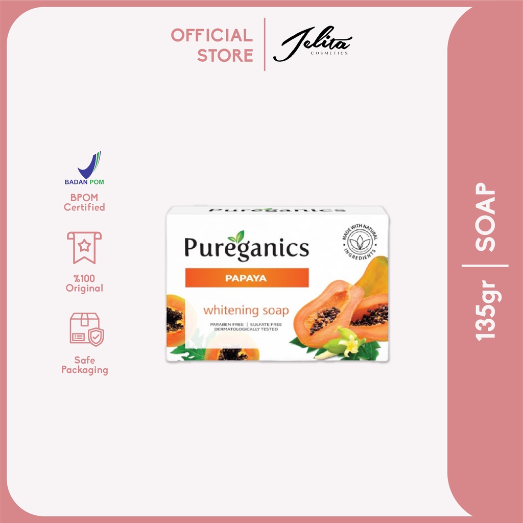 Kojie San Pureganic Papaya Whitening Soap 135gr