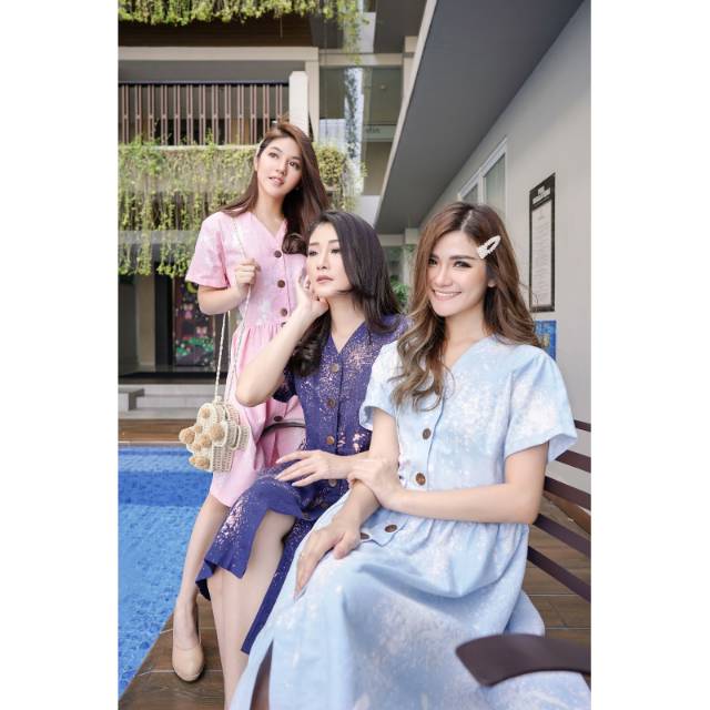 Xena Bleach Dress, Mini Dress, Dress Jumbo, Baju Cewek, Fashion Wanita