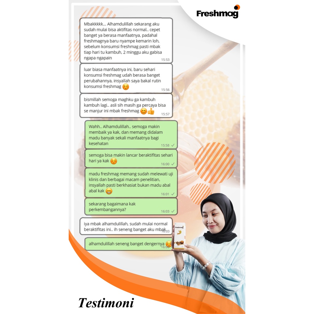 FRESHMAG Madu Atasi Lambung Dengan Cepat