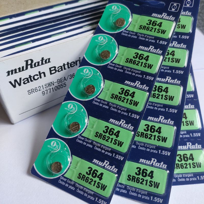 baterai jam tangan Murata 364 SR621SW original baterai jam Murata 364/621 Murata original