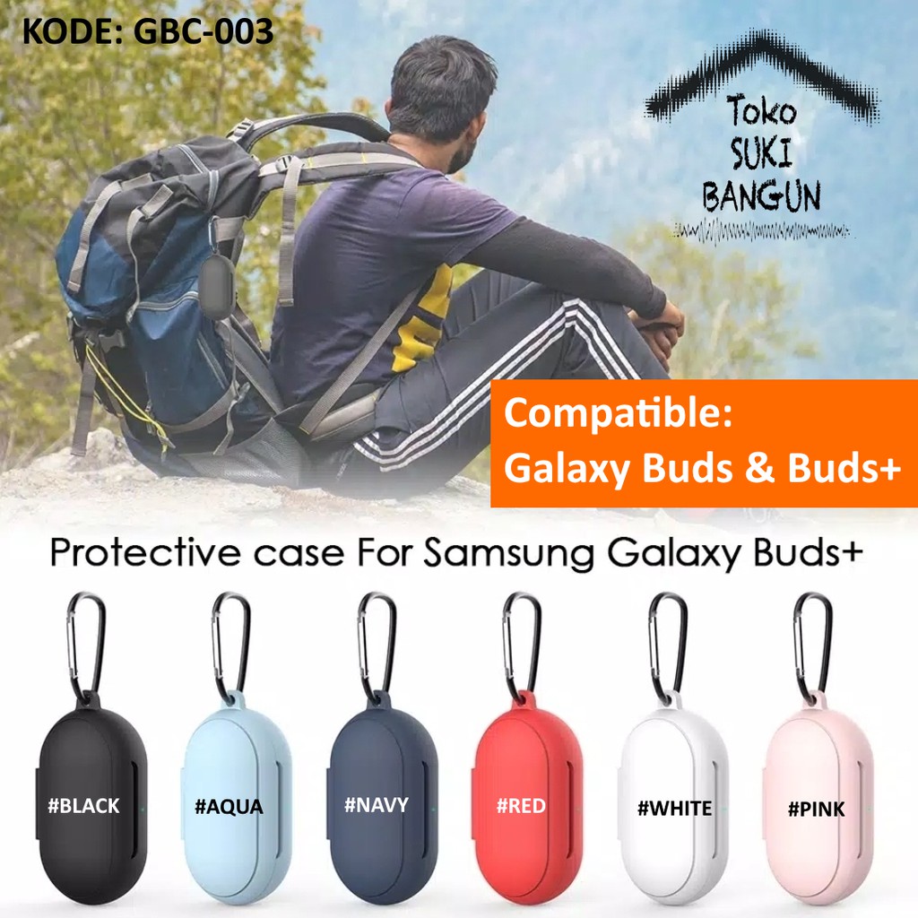 Bundling Samsung Galaxy Buds &amp; Buds+ Buds Plus Rubber Silicone Case SIMPLE &amp; Eartips Cover