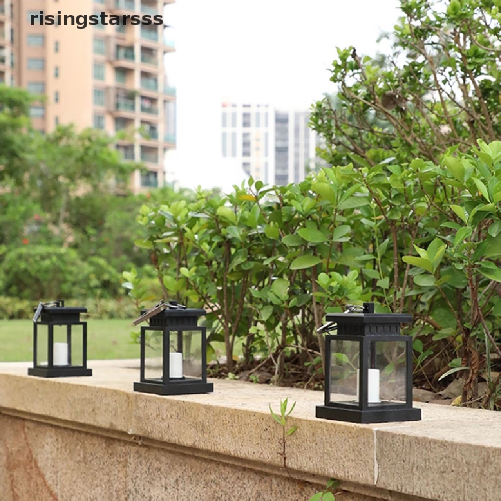 RSID Span-new Solar Powered LED Outdoor twinkle Candle Lantern Outdoor Lamp Home Garden Light Jelly