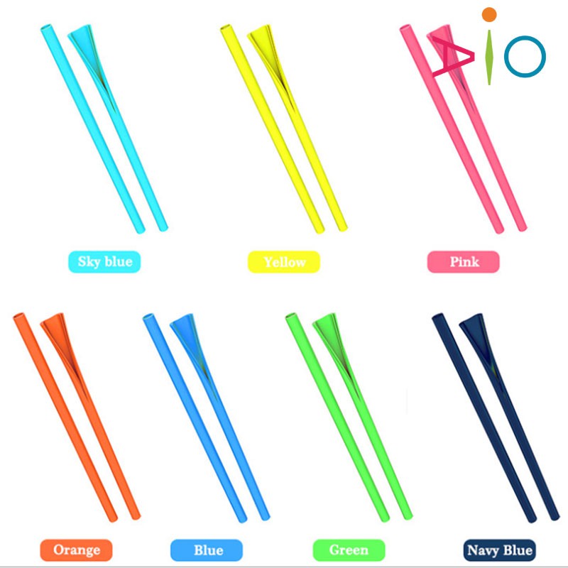 Sedotan Silikon Lipat Silicone Straw Reusable Food Grade / Reusable Straw mirip St*rbuck