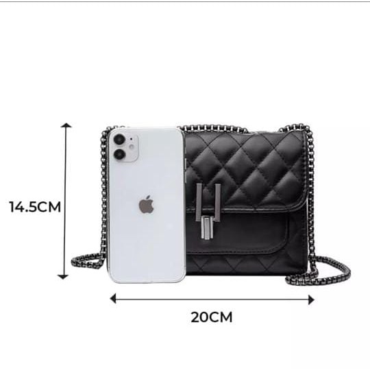 TAS STOREE-Tas Selempang Wanita Fashion Slingbag Rantai