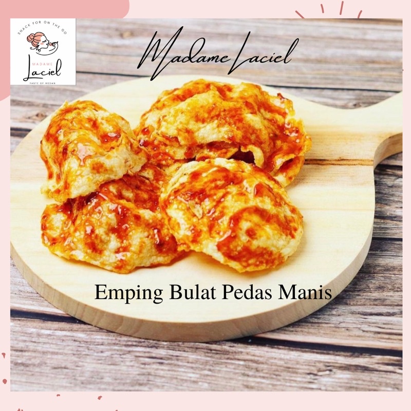 

Madame Laciel - emping mlinjo pedas manis/emping melinjo balado/emping balado/emping pedas manis/emping pedas/Emping Bulat Pedas Manis/Emping Aceh