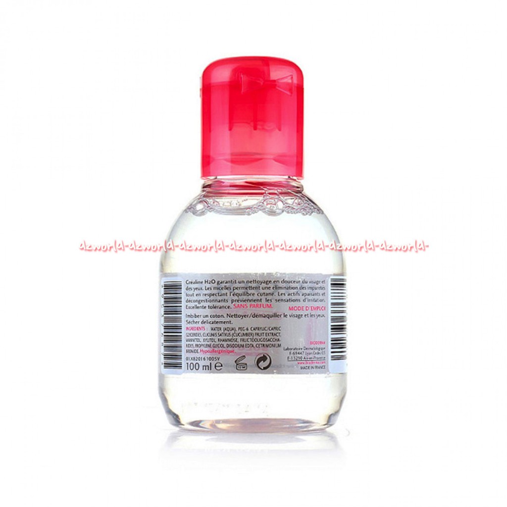 Bioderma Sensibio h2o 100ml untuk membersihkan dan menghapus make-up dari kulit sensitif