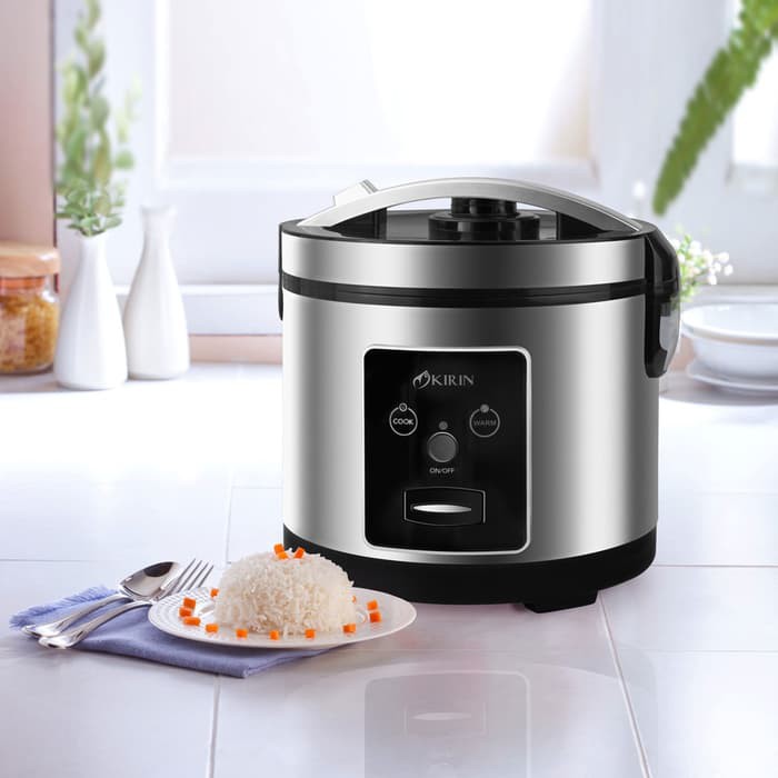 Rice Cooker Stainless 2 Liter - Magic Com Kirin KRC 289