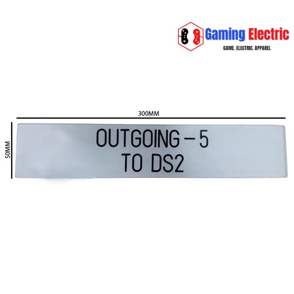 

Name Plate Panel W350mm x H50mm / Name Plate Acrylic
