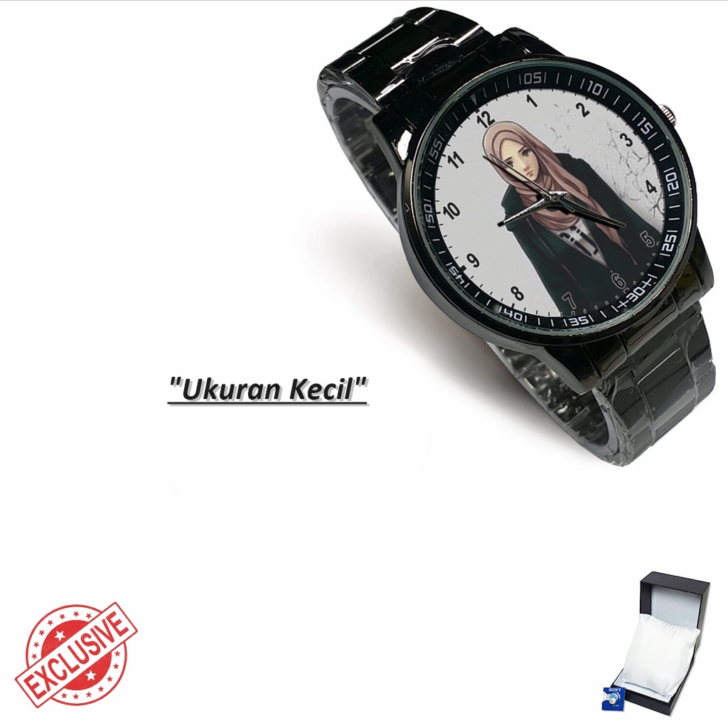 Jam Tangan Rantai Couple HIJAB MOTIF - 3 (Nice)